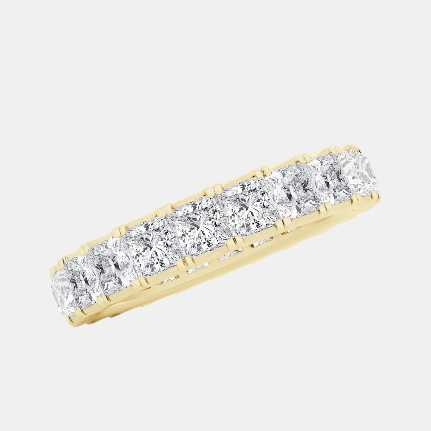 Princess Eternity Band - 3.00 CTTW - Princess Diamond - 14K Rose Gold