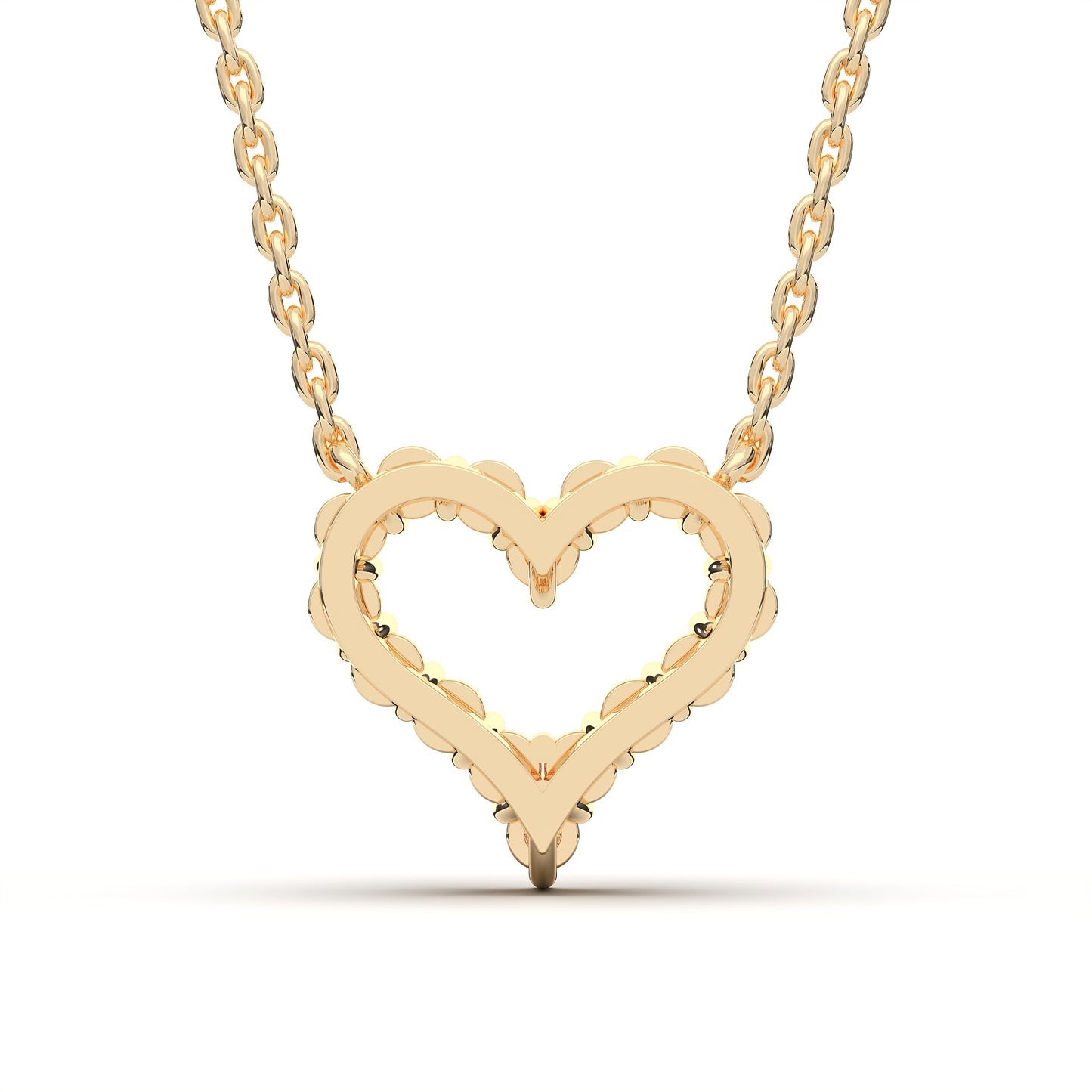 Solitaire Pendants - 1.70 CTTW - Round Diamond - 14K Rose Gold