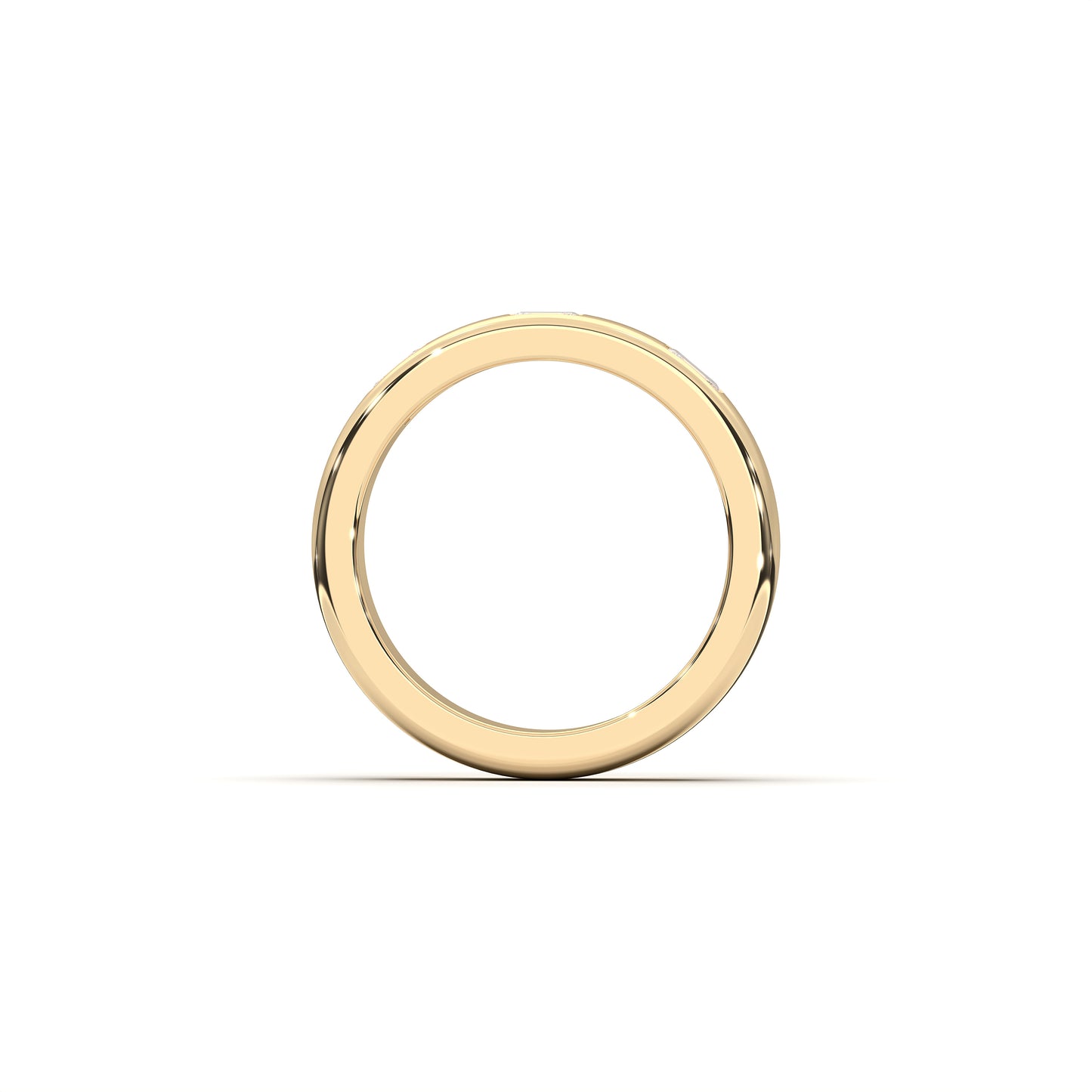 Diamond Bands - 0.30 CTTW - Emerald Diamond - 14K Rose Gold