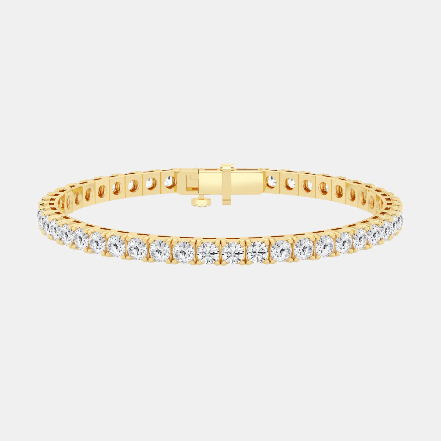 Lab Grown Diamonds Tennis Bracelet - 2.00 CTTW - Round Diamond - 14K Rose Gold