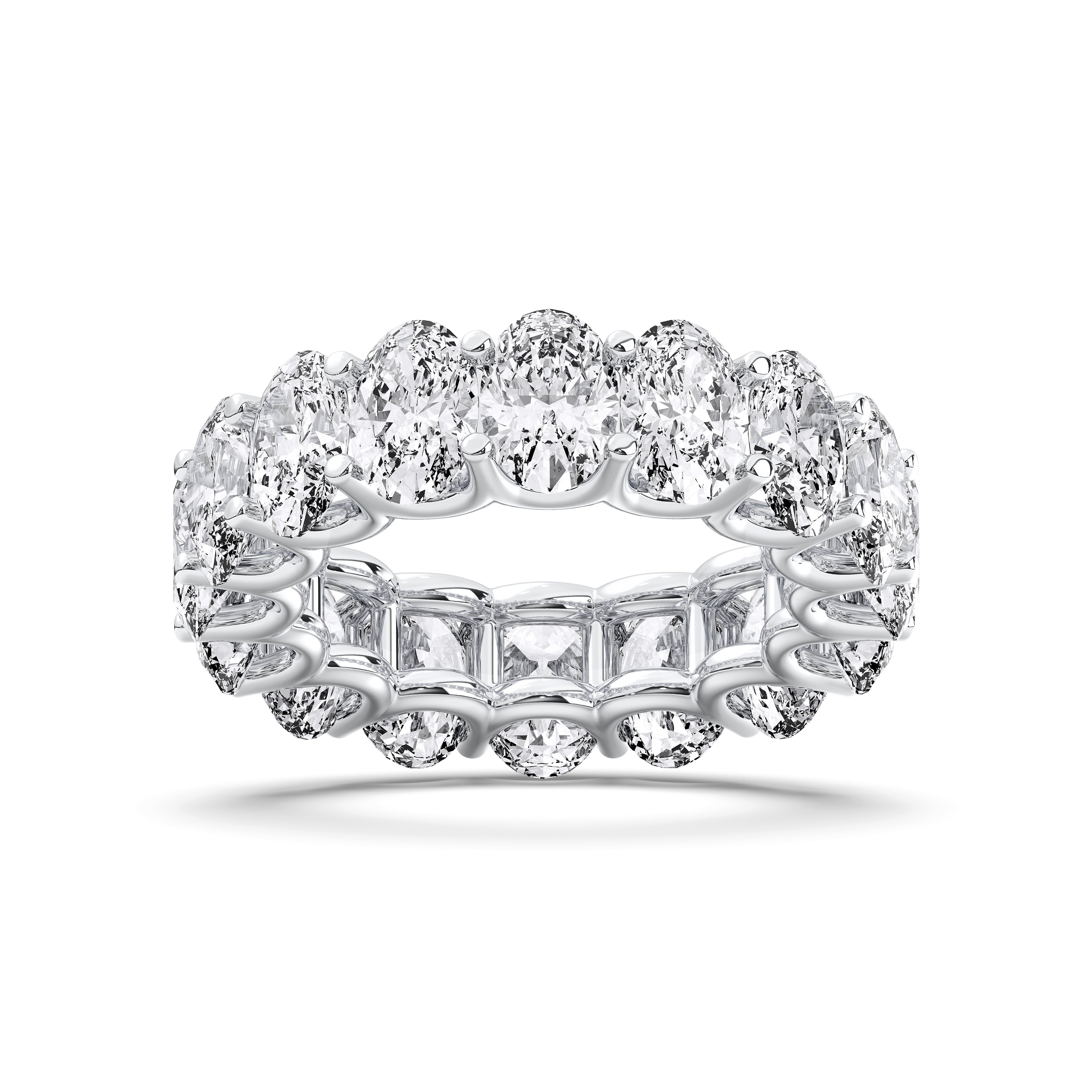 Oval / 14K White Gold