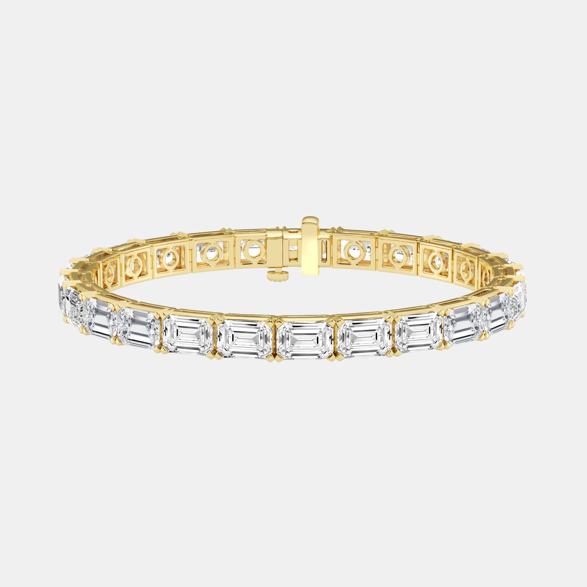 Emerald / 18K Yellow Gold / D-F VS