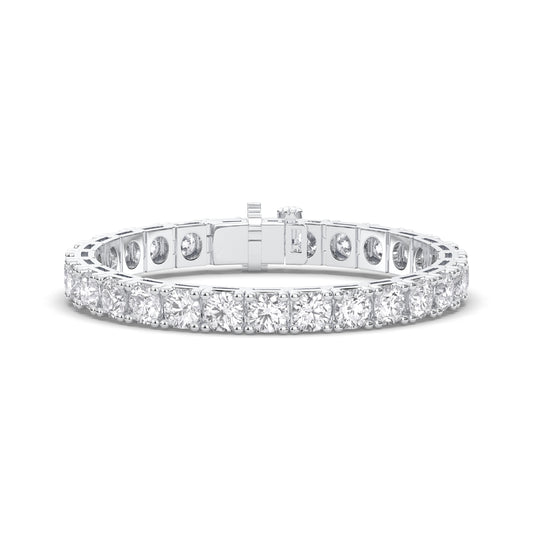 Round Classic Tennis Bracelet - 6.00 CTTW - Round Diamond - 14K Rose Gold