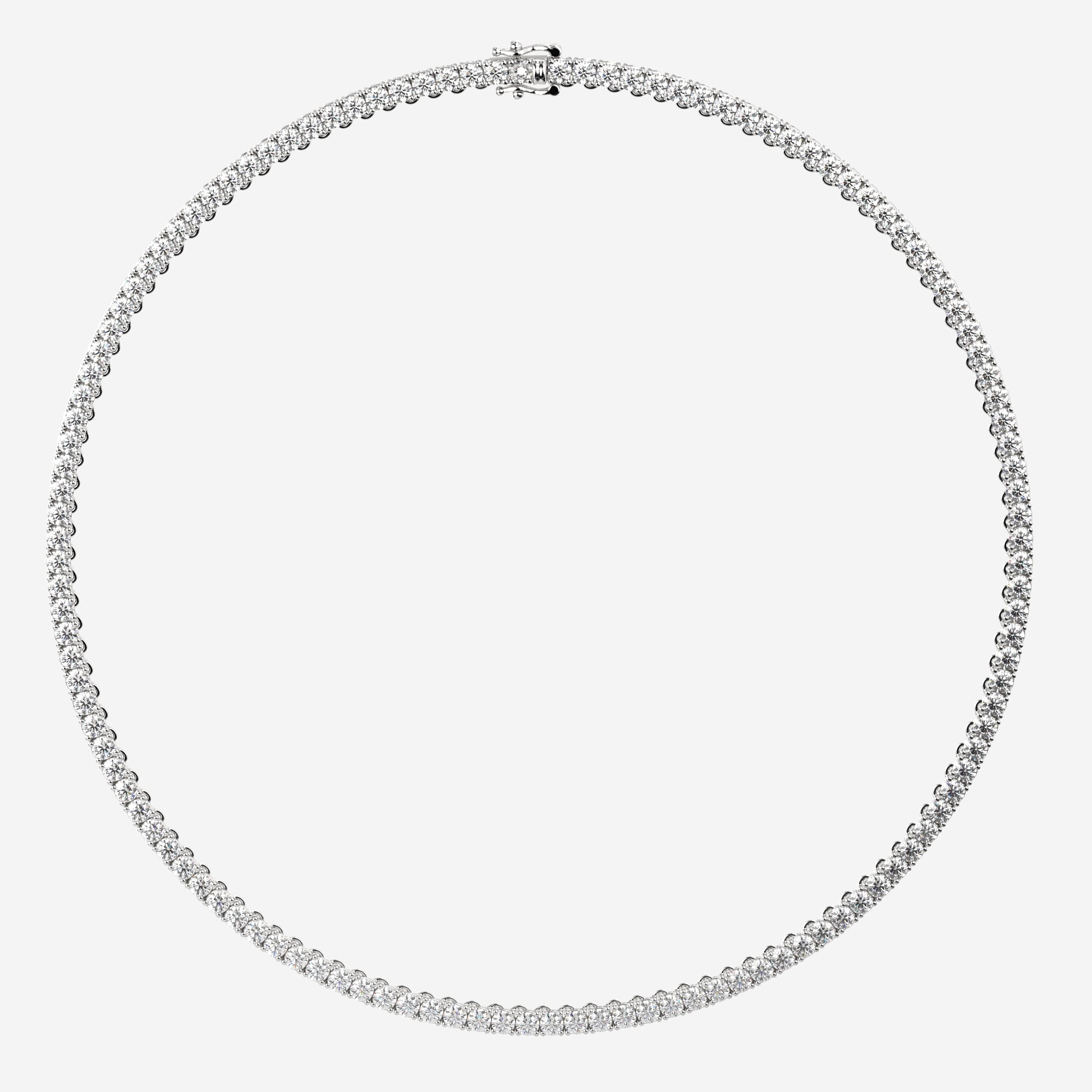 Round / 14K White Gold / D-F VS