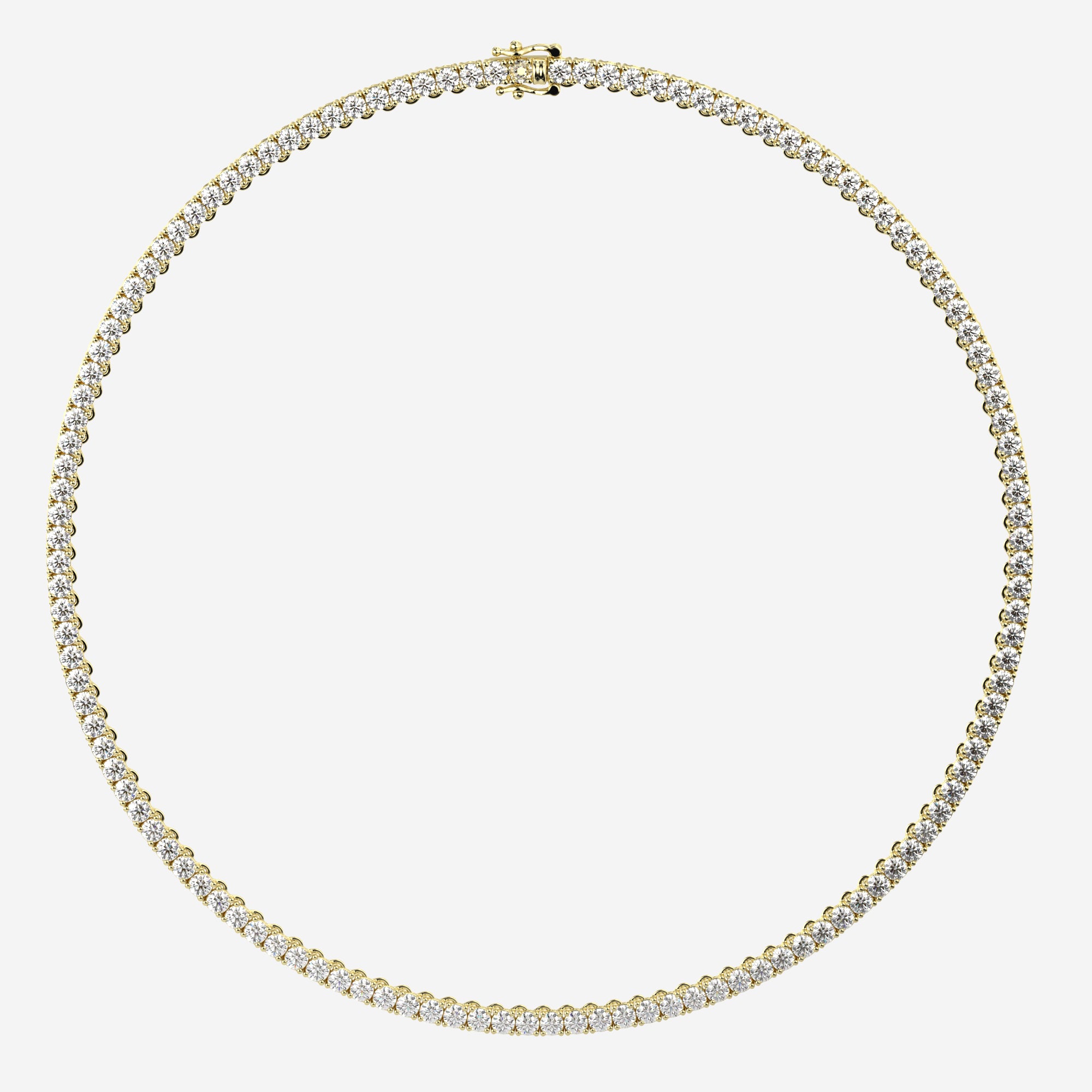Round / 14K Yellow Gold / D-F VS