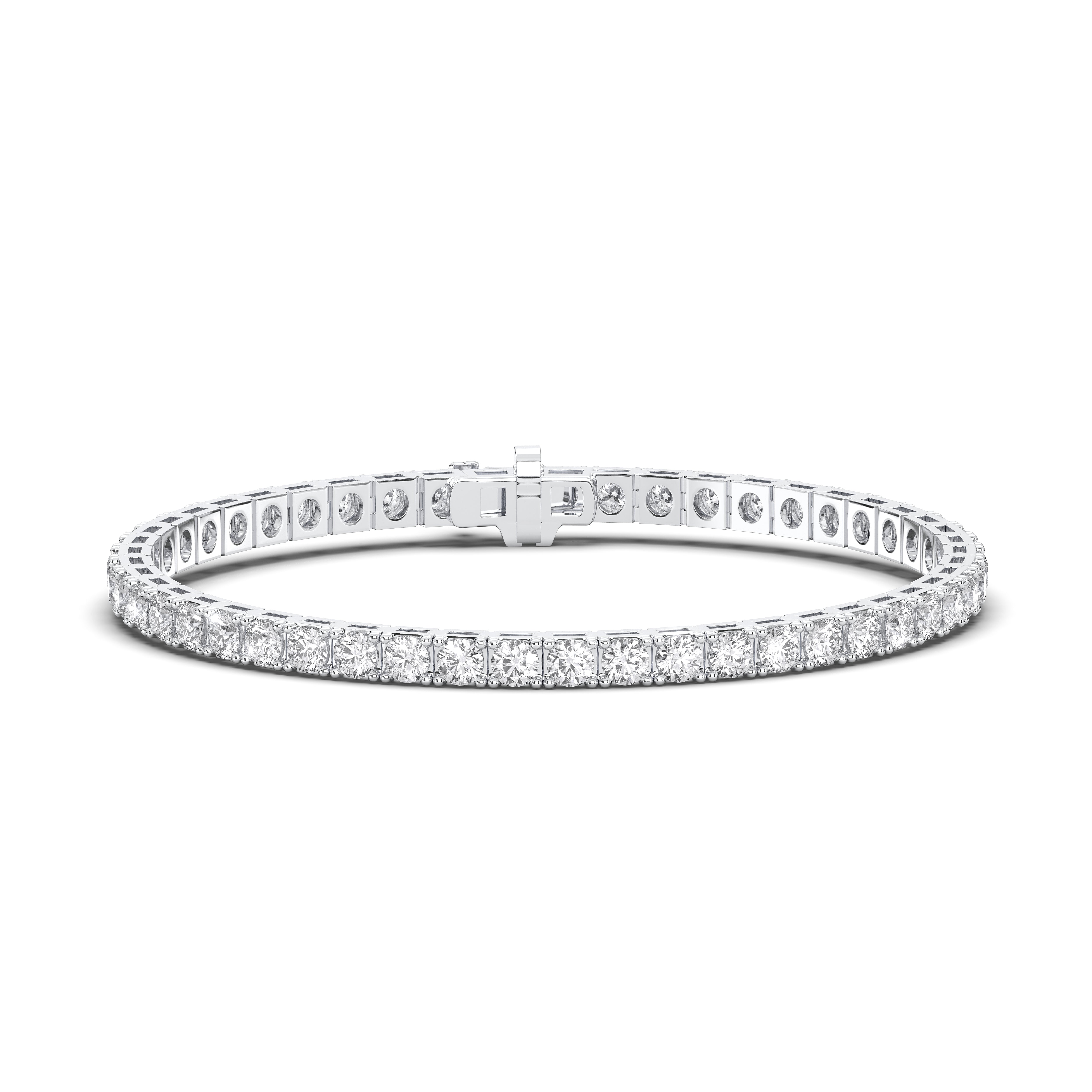 Round / 14K White Gold / D-F VS