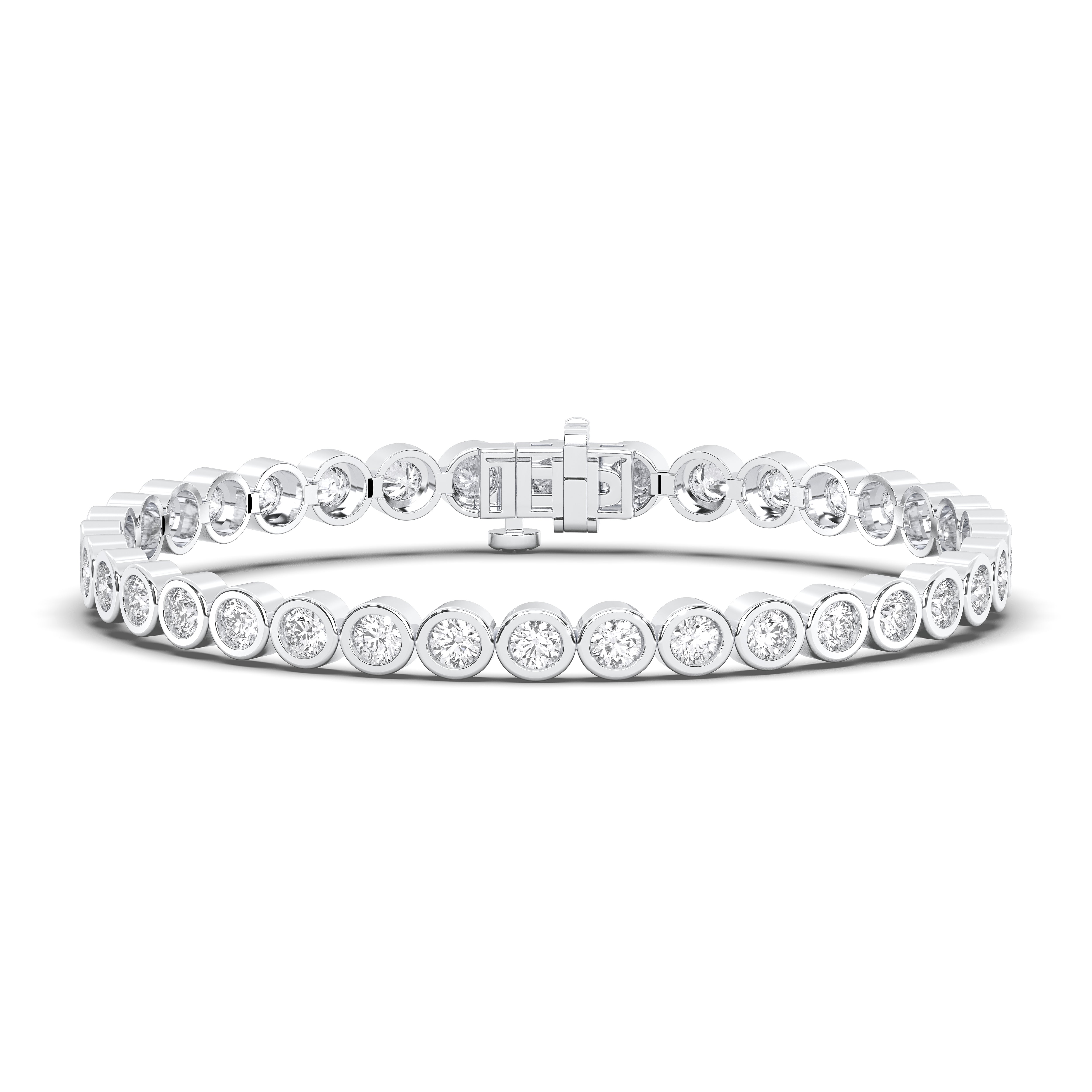 Round / 14K White Gold / D-F VS