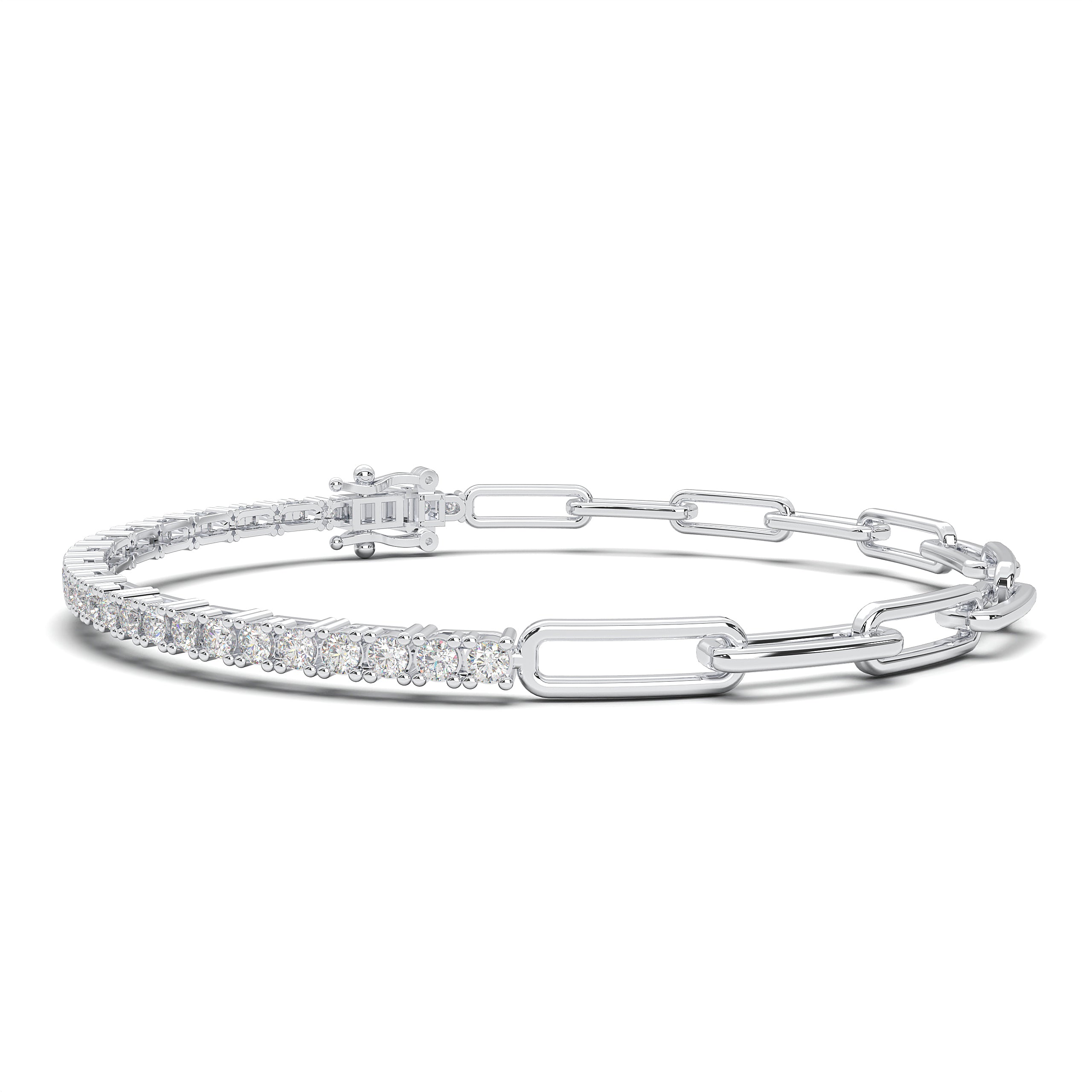 Round / 14K White Gold