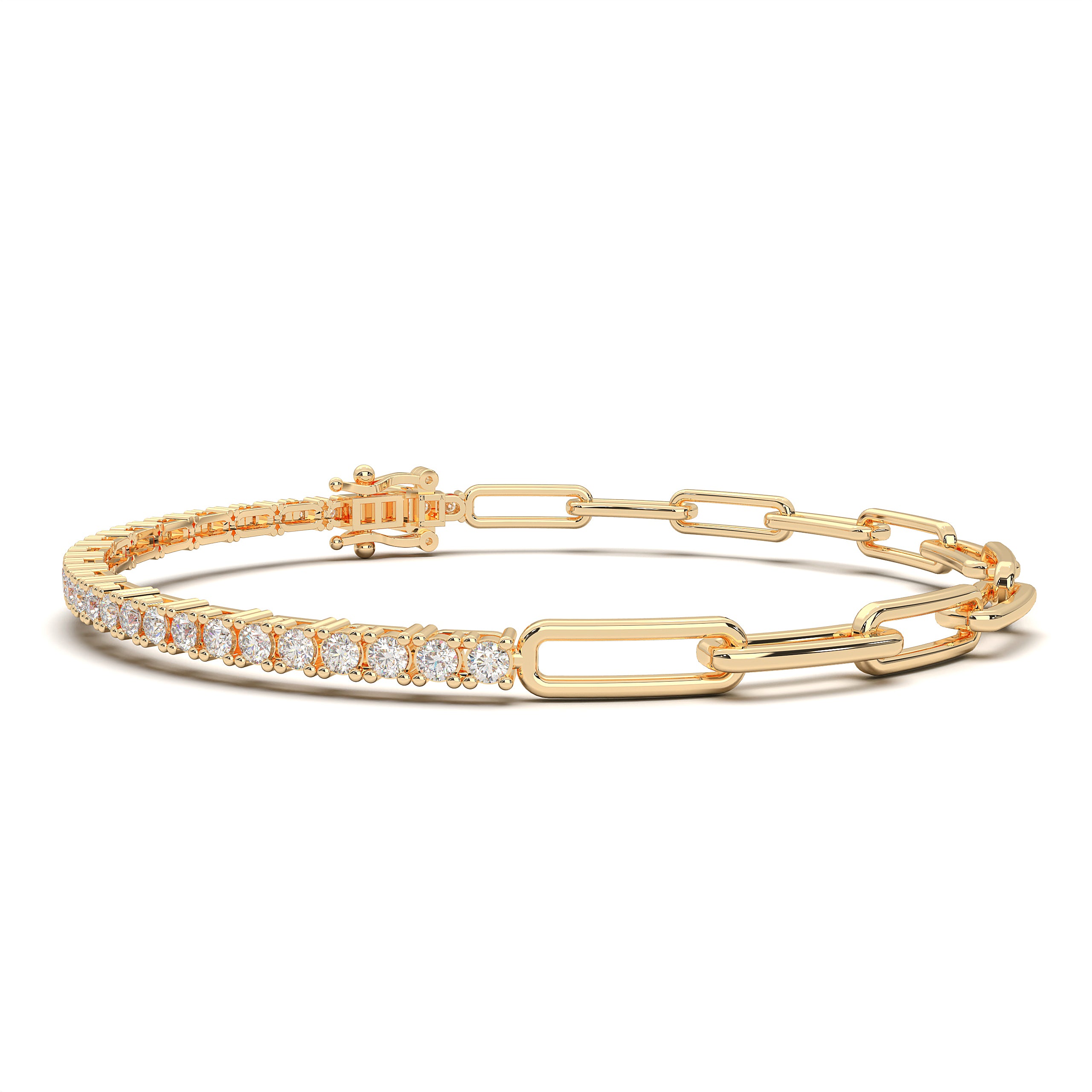 Round / 14K Yellow Gold