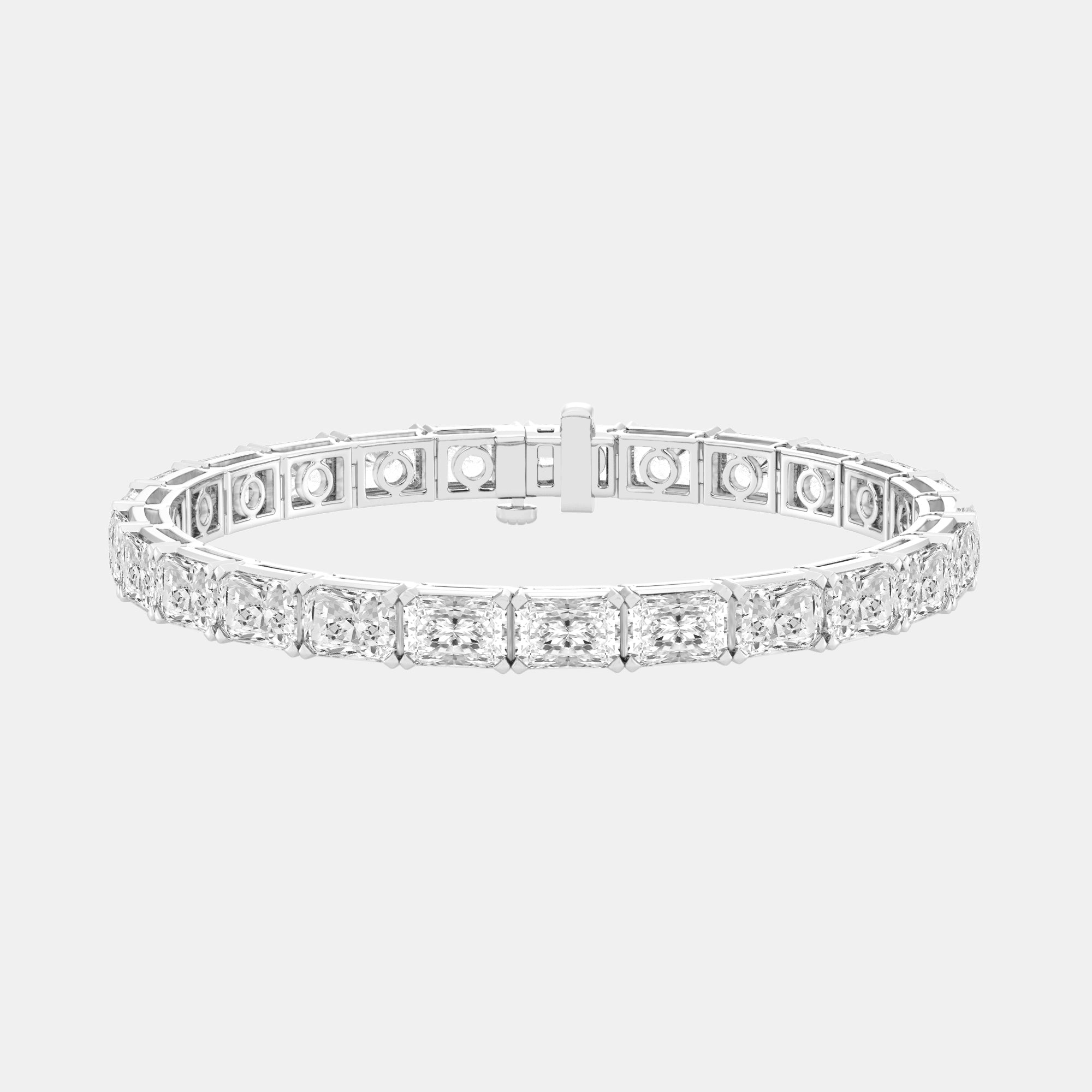Radiant / 14K White Gold / D-F VS