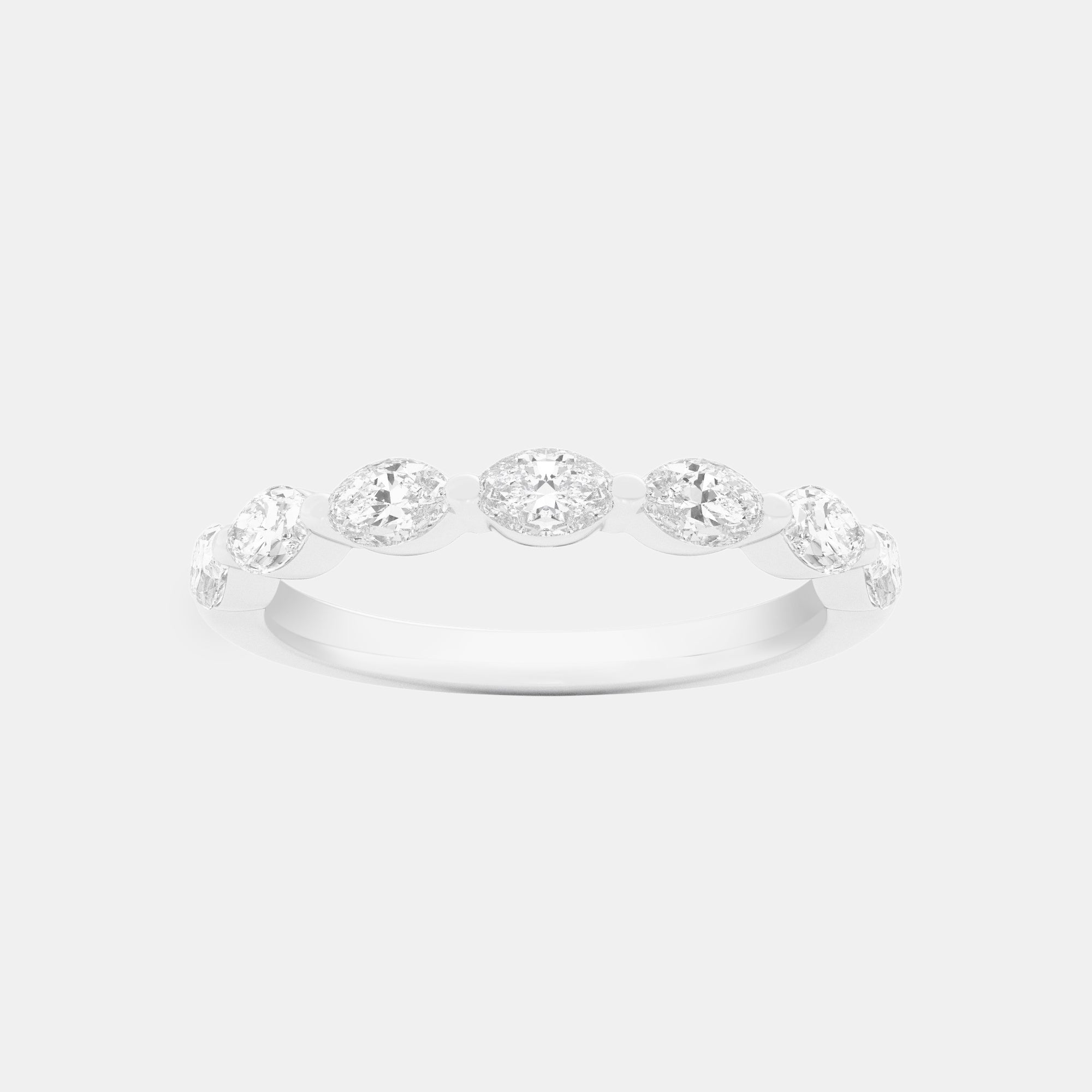 Marquise / 14K White Gold / D-F VS