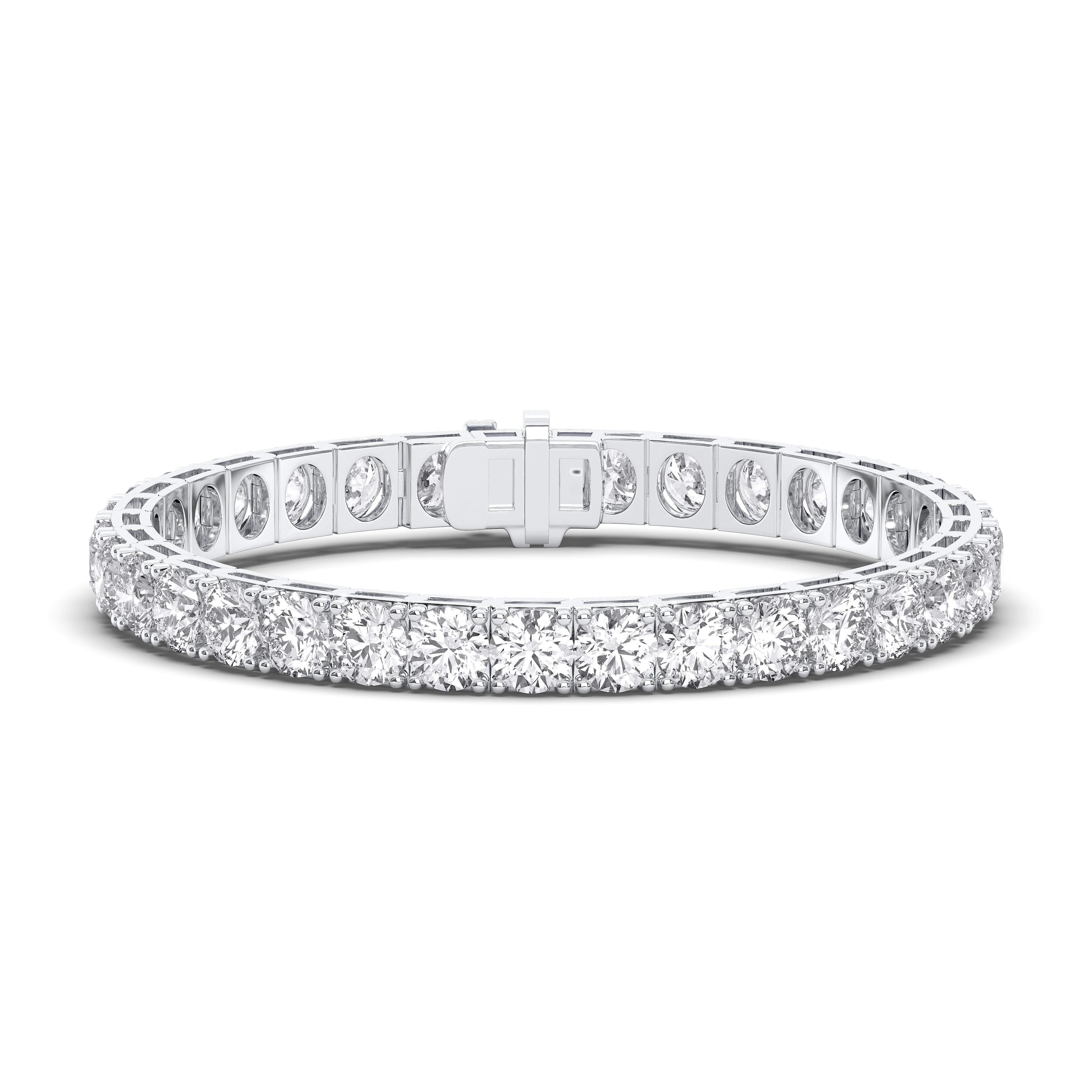 Round / 14K White Gold / D-F VS