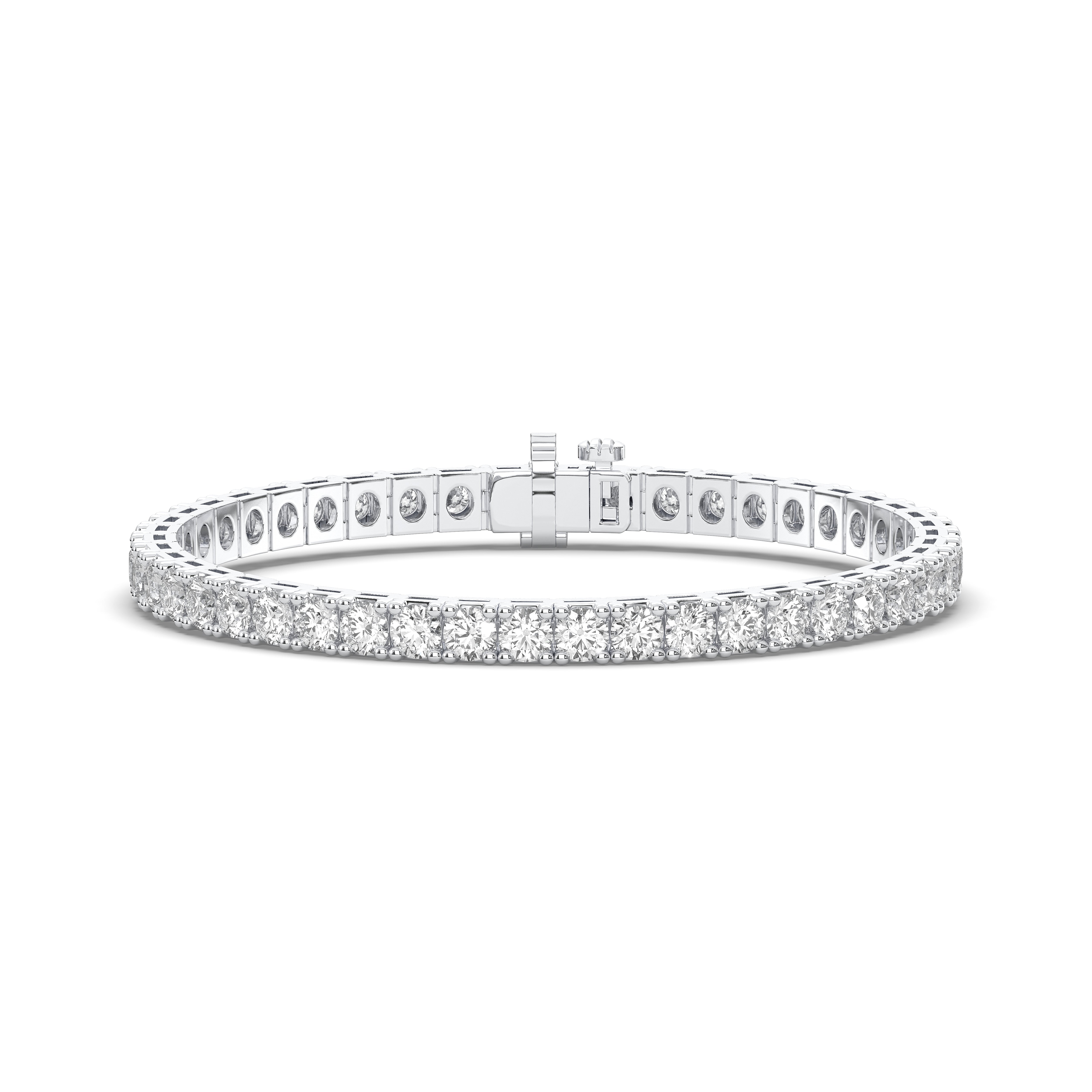 Round / 14K White Gold / D-F VS