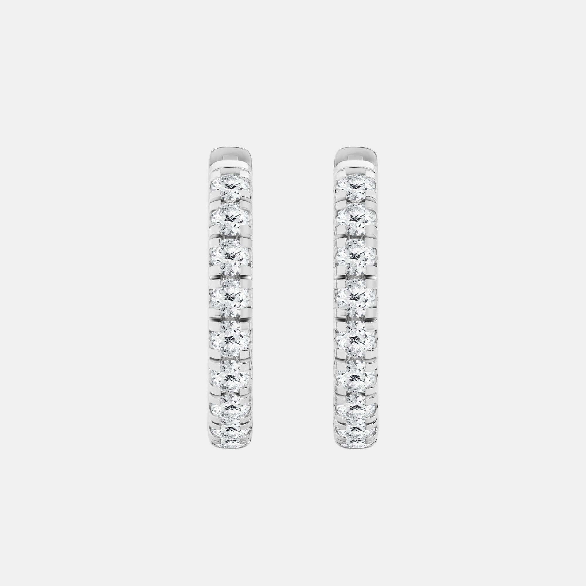 Round / 14K White Gold / D-F VS