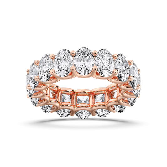 Eternity Band - Oval Diamond - 14K Rose Gold