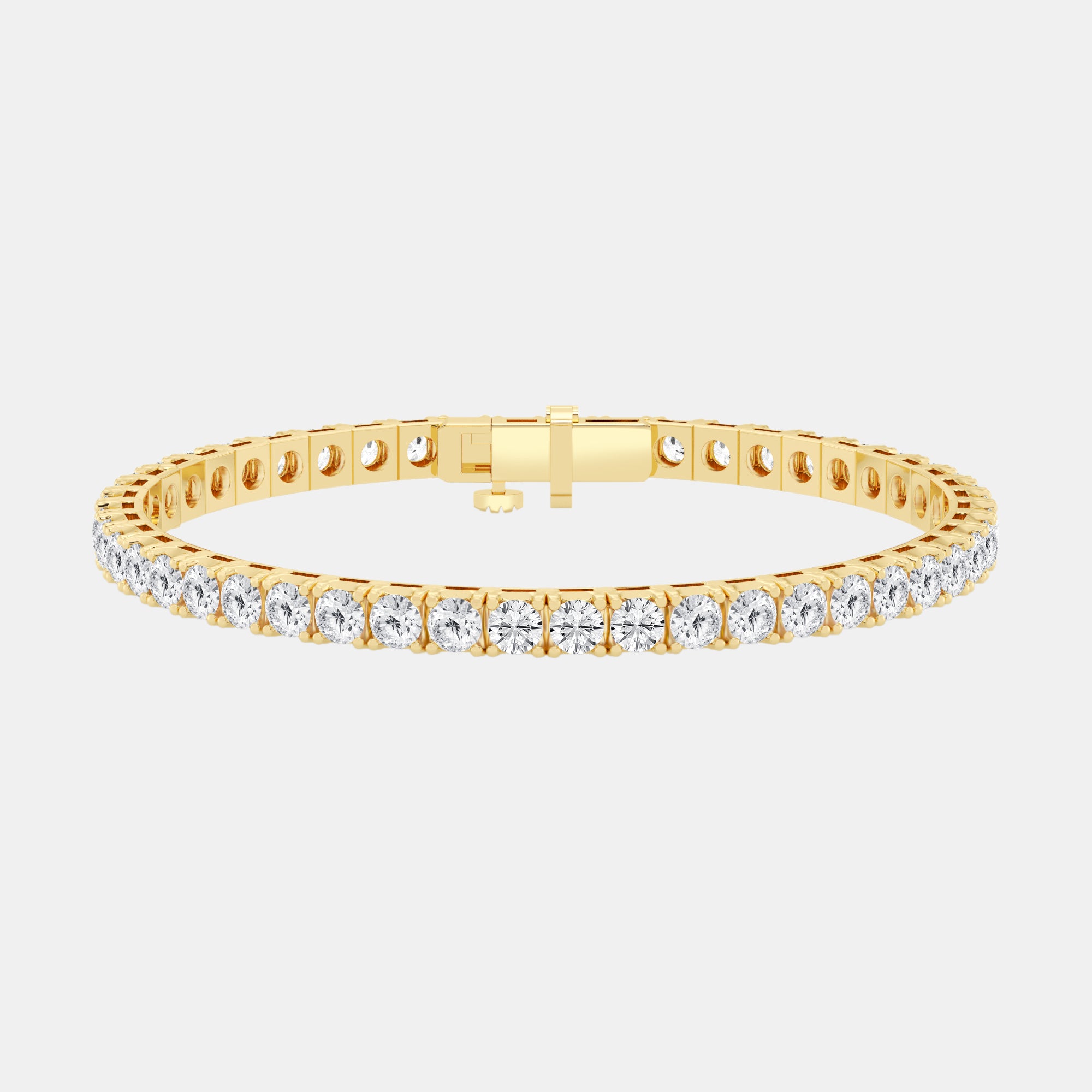 Round / 14K Yellow Gold / D-F VS