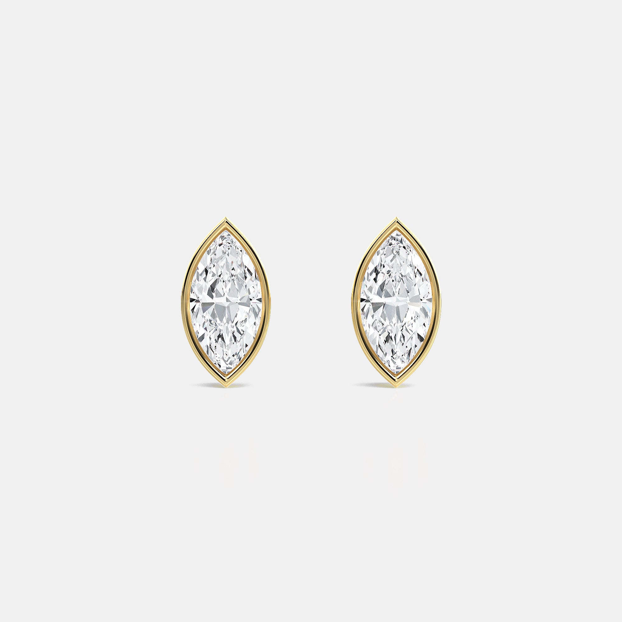 Marquise / 14K Yellow Gold / D-F VS