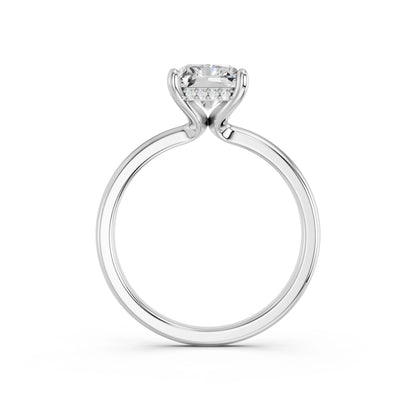 RADIANT CLASSIC CATHEDRAL HIDDEN HALO RING