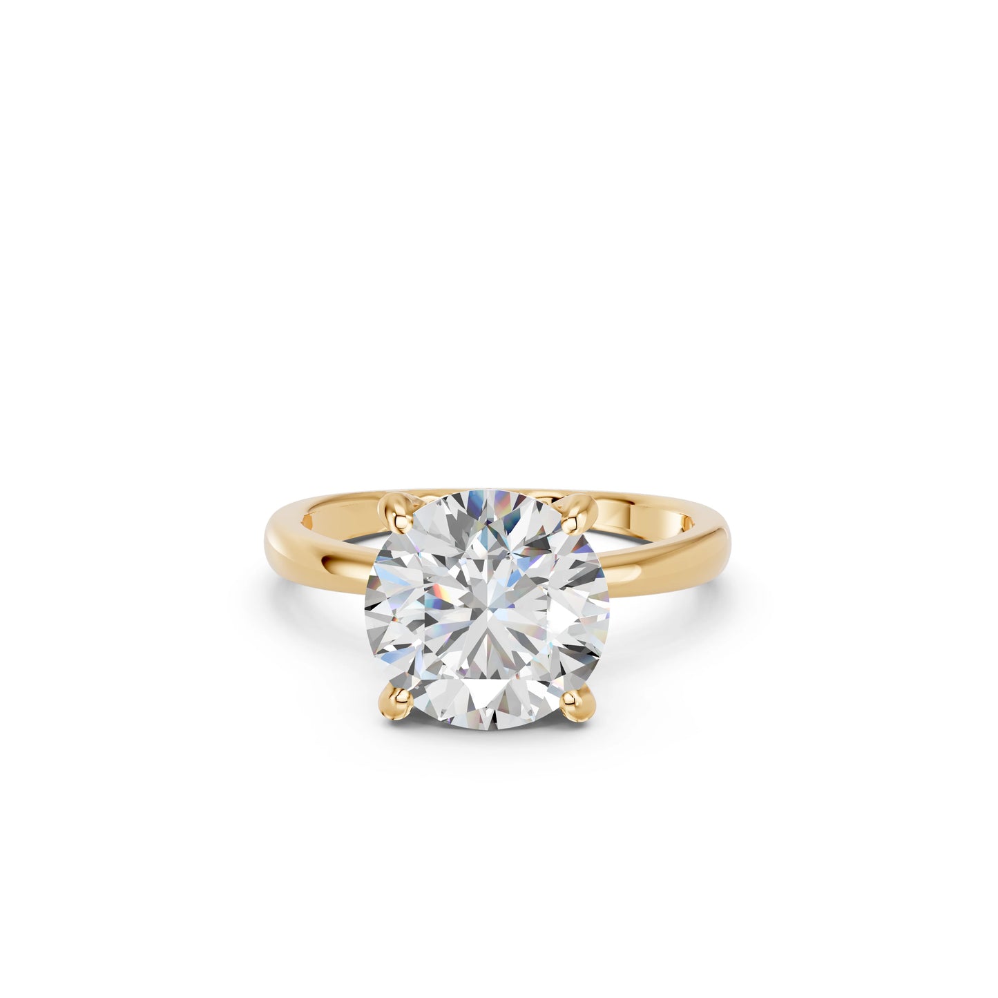 ROUND CLASSIC CATHEDRAL HIDDEN HALO RING