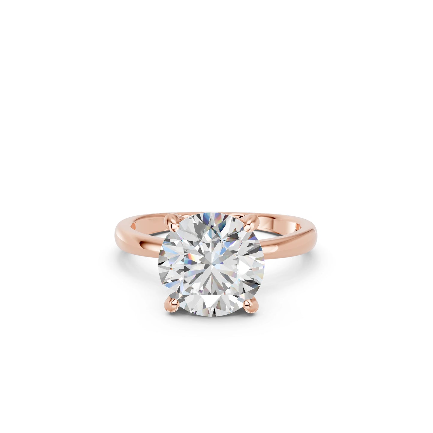 ROUND CLASSIC CATHEDRAL HIDDEN HALO RING