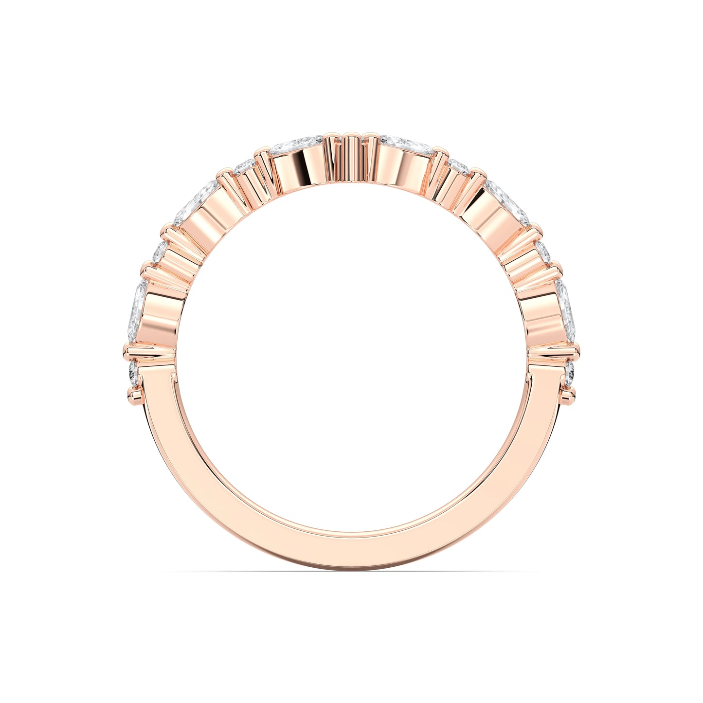 RD/MQ V SHAPE WEDDING BAND