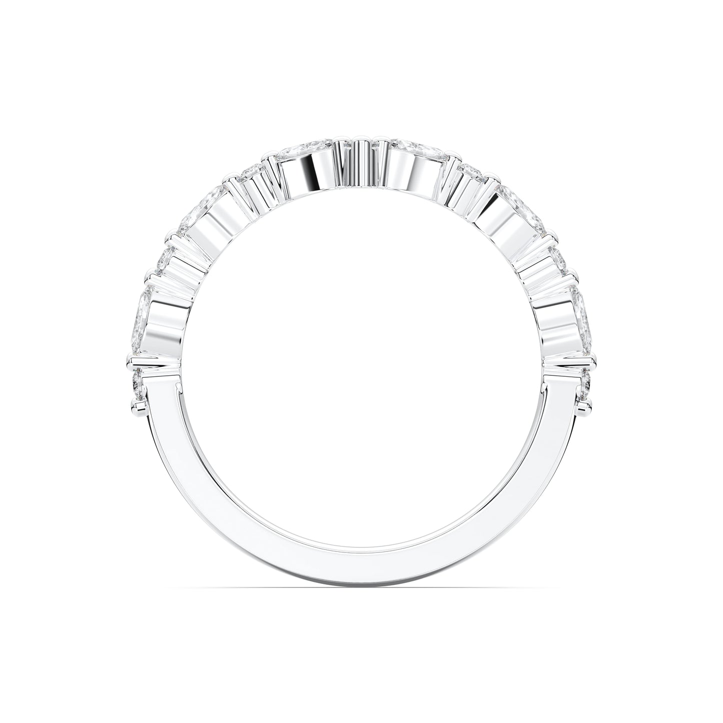 RD/MQ V SHAPE WEDDING BAND