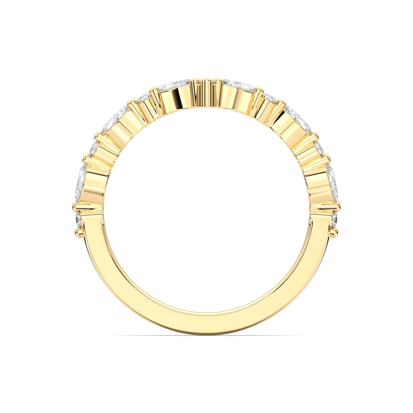 RD/MQ V SHAPE WEDDING BAND