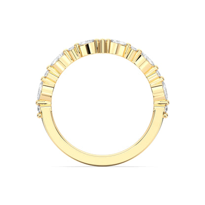 RD/MQ V SHAPE WEDDING BAND