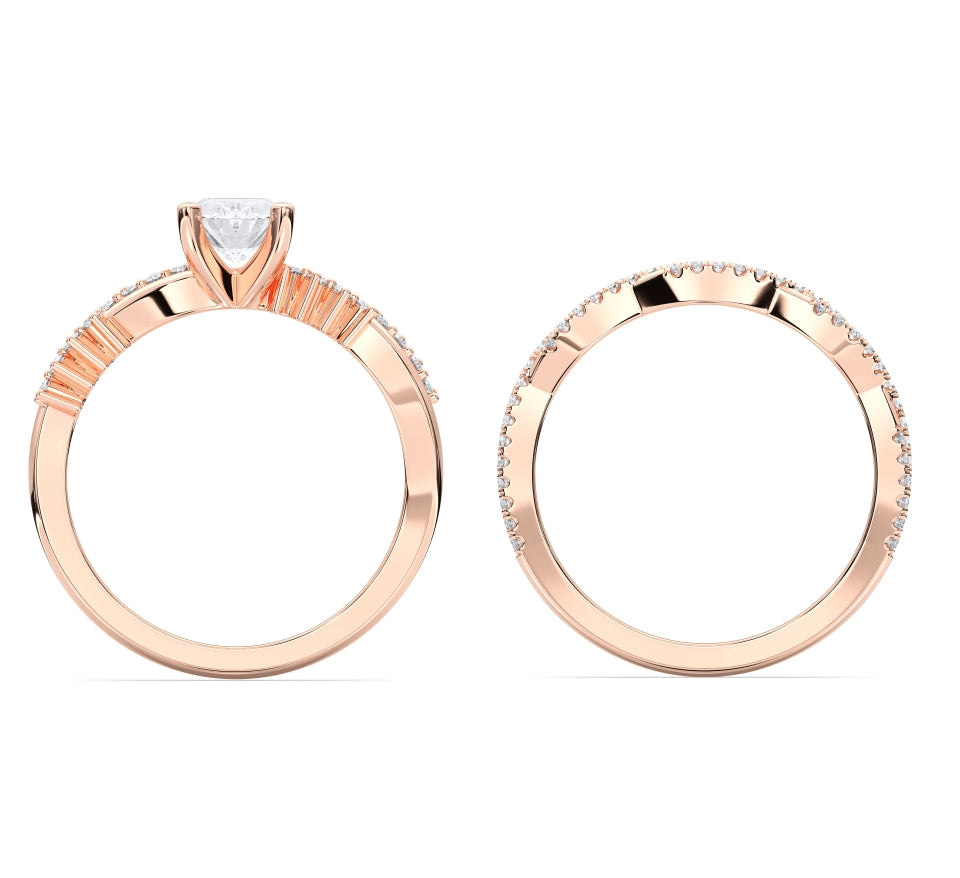 OVAL BRIDAL RING