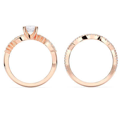 OVAL BRIDAL RING