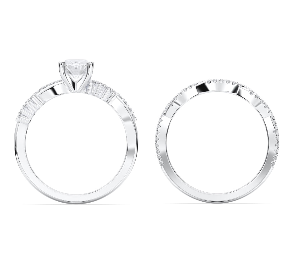 OVAL BRIDAL RING