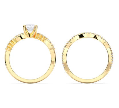 OVAL BRIDAL RING