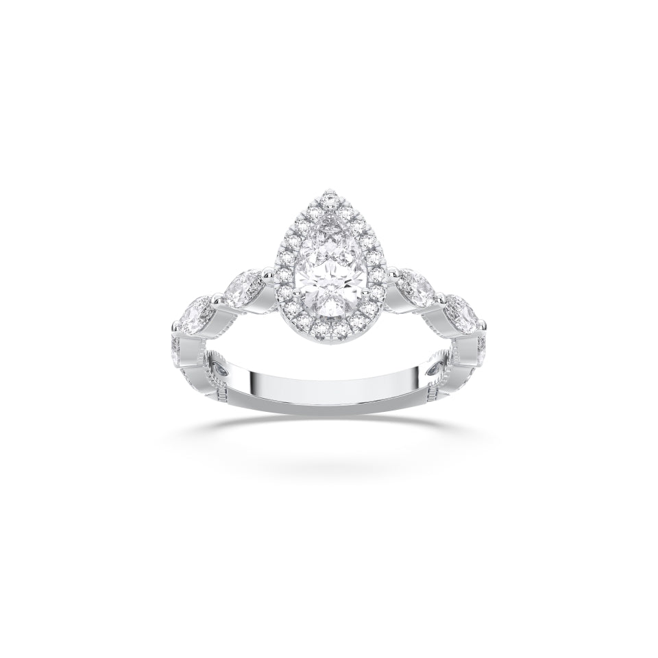 PEAR FANCY RING