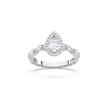 PEAR FANCY RING
