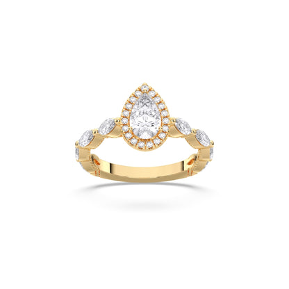 PEAR FANCY RING