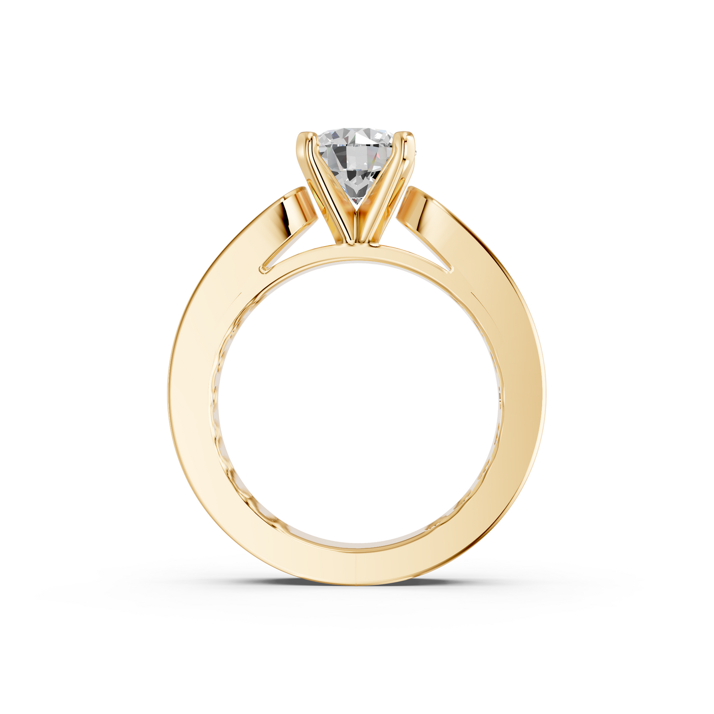 ROUND CHANNEL SET RING