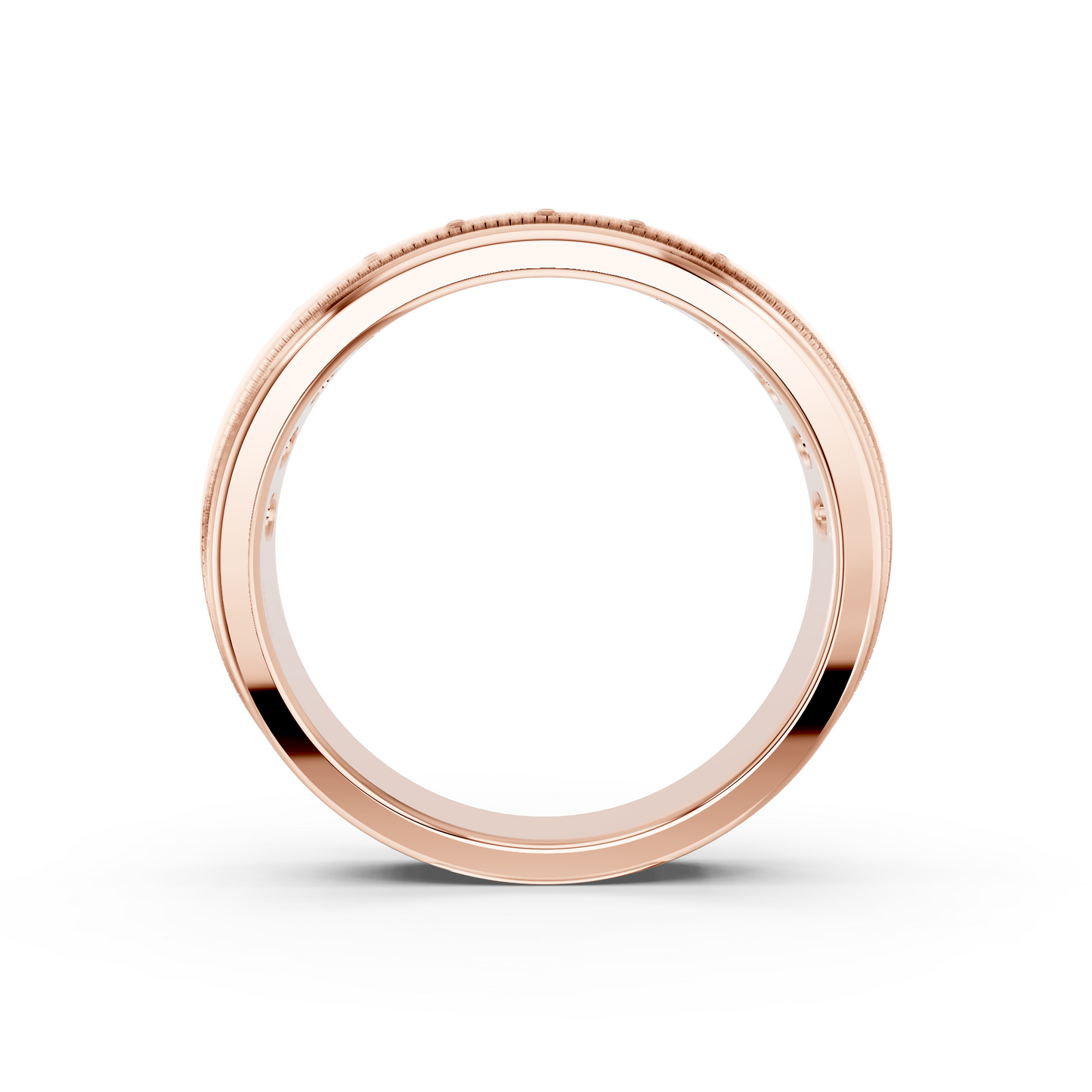 MENS CHANNEL SET DIAMOND BAND