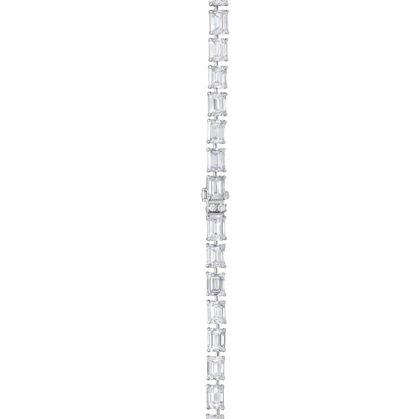 Emerald Cut Riviera Necklace