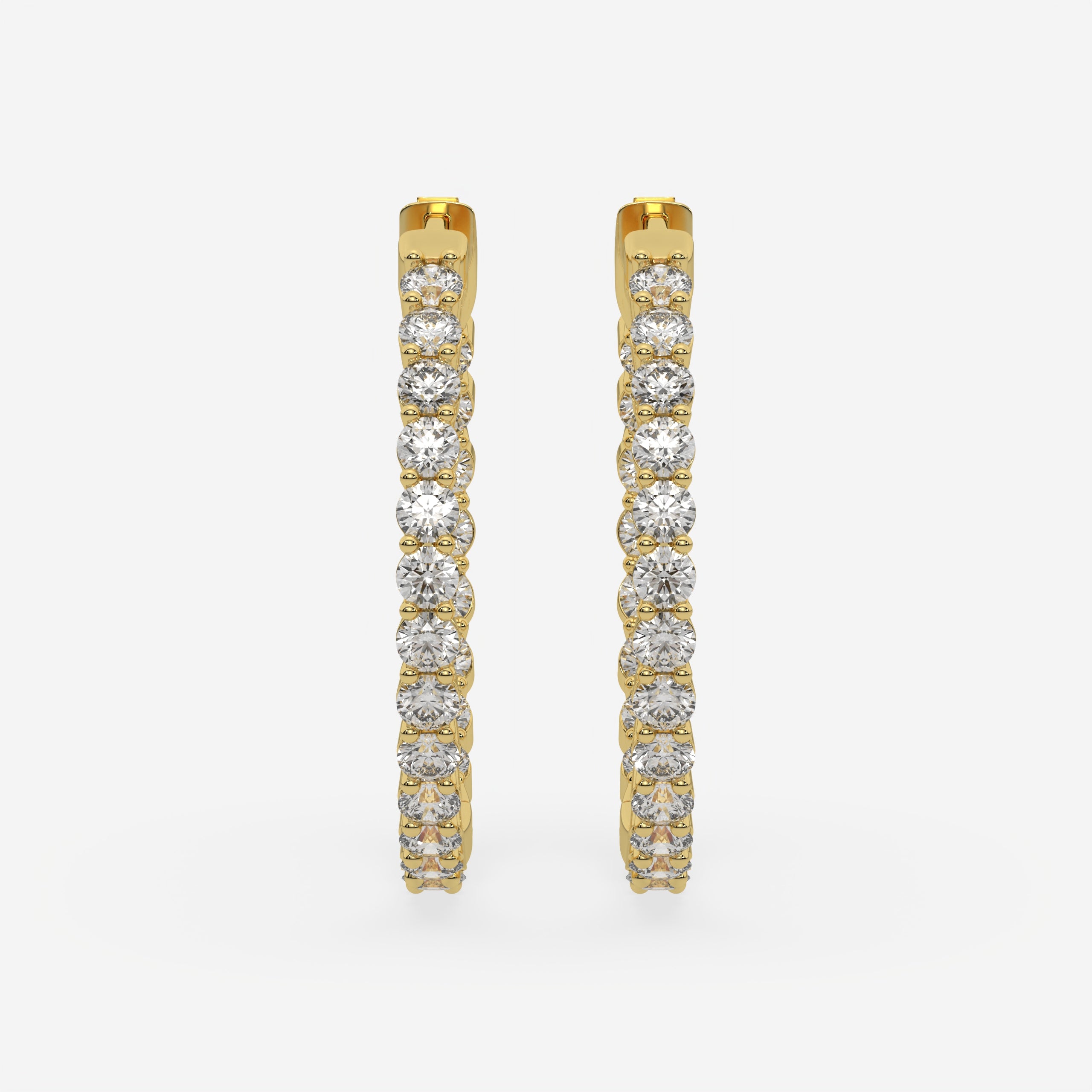 Round / 14K Yellow Gold / D-F VS