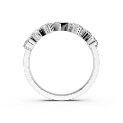 MULTISHAPE WEDDING BAND RING