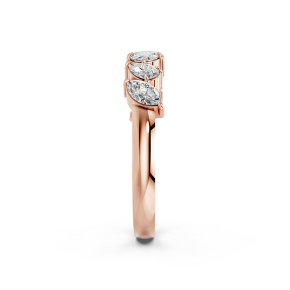 MULTISHAPE WEDDING BAND RING