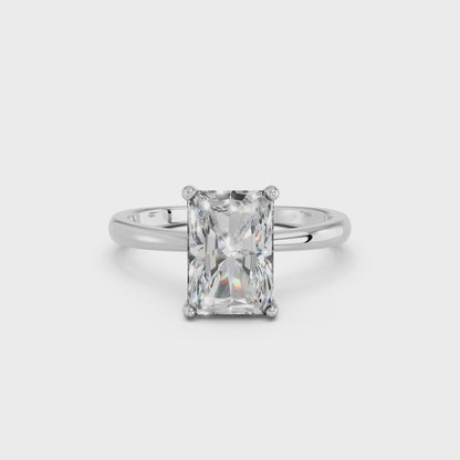 RADIANT CLASSIC CATHEDRAL HIDDEN HALO RING