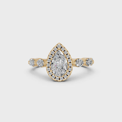 PEAR FANCY RING