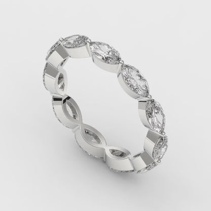 MARQUISE ETERNITY RING